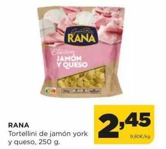 Alimerka Rana Tortellini De Jamón York Y Queso oferta