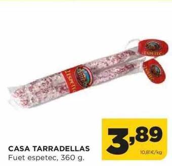 Alimerka Casa Tarradellas Fuet Espetec oferta