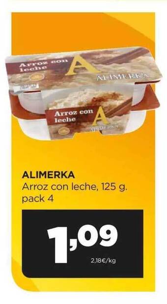 Alimerka Alimerka Arroz Con Leche oferta