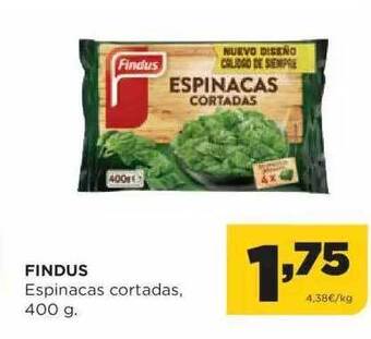 Alimerka Findus Espinacas Cortadas oferta