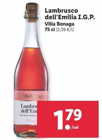 Lidl Lambrusco oferta