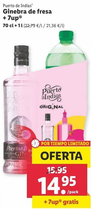Lidl Ginebra puerto de indias oferta