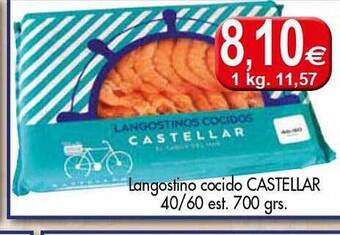 Congelados Copos Langostino Cocido Castellar oferta