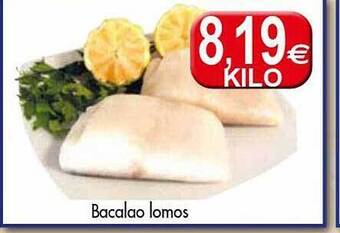 Congelados Copos Bacalao Lomos oferta