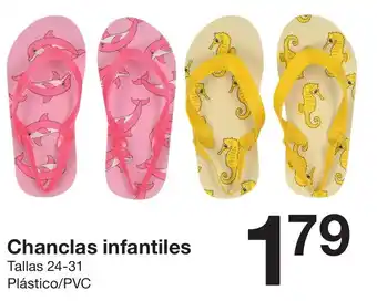 Zeeman Chanclas infantiles Tallas 24-31 oferta