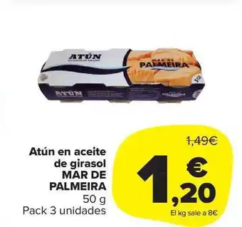 Carrefour Market Atun En Aceite De Girasol Mar De Palmeira oferta