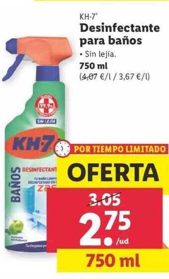 Lidl Kh-7 Desinfectante Para Baños oferta
