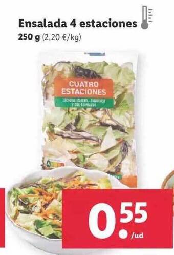 Lidl Ensalada 4 Estaciones oferta
