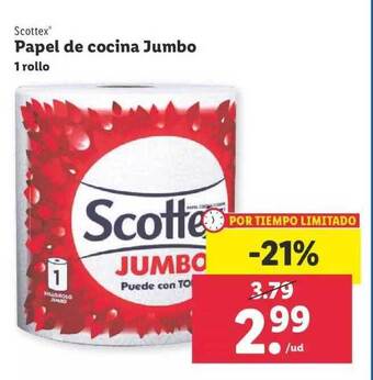 Lidl Scottex Papel De Cocina Jumbo oferta
