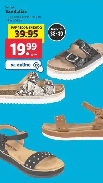 Lidl Refresh Sandalias oferta