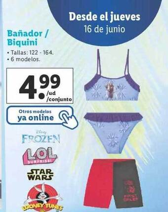 Lidl Bañador Biquini oferta