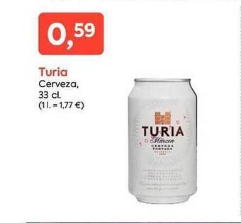 Suma Supermercados Turia Cerveza oferta