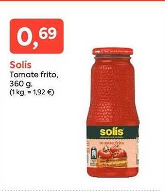 Suma Supermercados Solis Tomate Frito oferta