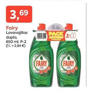 Suma Supermercados Fairy Lavavajillas Duplo oferta