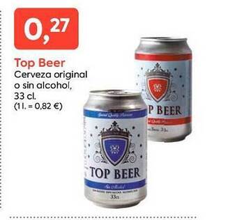 Suma Supermercados Top Beer Cerveza Original O Sin Alcohol oferta