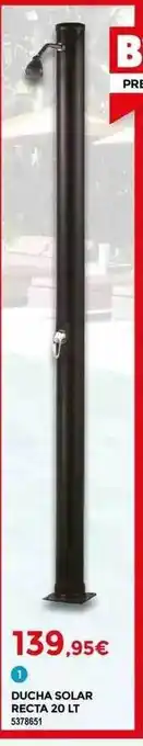 BigMat Ducha Solar Recta 20 Lt oferta