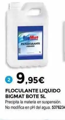 BigMat Floculante Liquido Bigmat Bote oferta