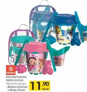 Eroski Mochila Playa Mondo oferta