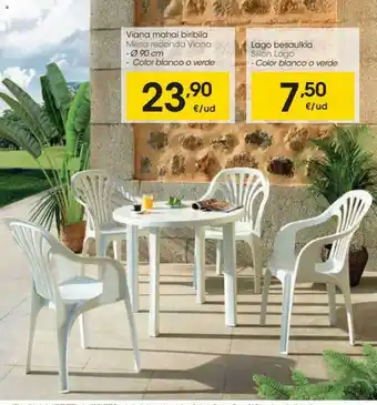 Eroski Mesa Redonda Viana Sillón Lago oferta
