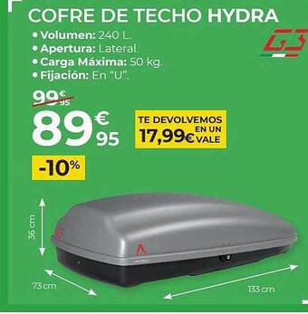Feu Vert Cofre De Techo Hydra oferta