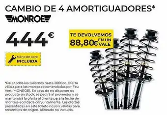 Feu Vert Cambio De 4 Amortiguadores oferta