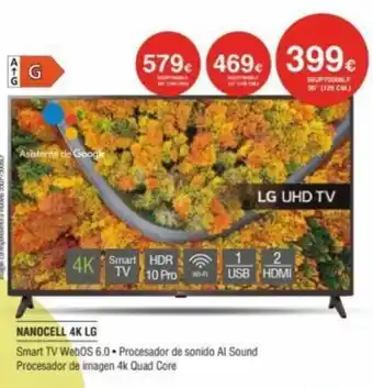 Milar LG Nanocell 4K LG oferta