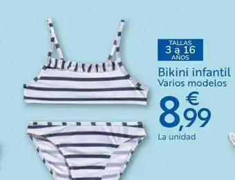 Carrefour Bikini Infantil Varios Modelos oferta