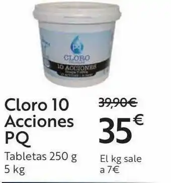 Carrefour Cloro 10 Acciones Pq oferta