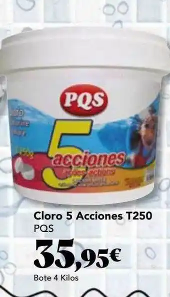 Gadis Cloro 5 Acciones T250 Pqs oferta