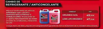 MotorTown Cambio De Refrigerante O Anticongelante oferta
