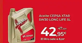 MotorTown Aceite Cepsa Xtar 5w30 Long Life oferta