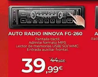 MotorTown Auto Radio Innova Fg-260 oferta