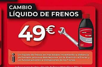MotorTown Cambio Líquido De Frenos oferta