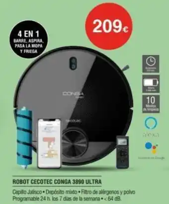 Milar Conga Robot Cecotec 3890 Ultra oferta