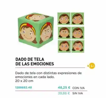 Abacus Dado De Tela De Las Emociones oferta