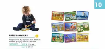Abacus Puzles Animales oferta