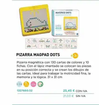 Abacus Pizarra Magpad Dots oferta