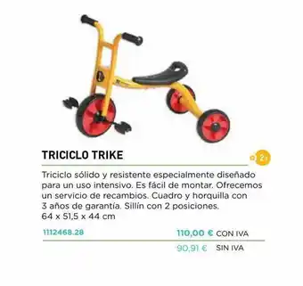 Abacus Triciclo Trike oferta
