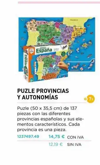 Abacus Puzle Provincias Y Autonomías oferta