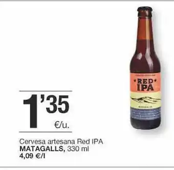 BonpreuEsclat Cervesa Artesana Red Ipa Matagalls oferta