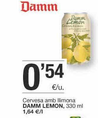 BonpreuEsclat Cervesa Amb Llimona Damm Lemon oferta