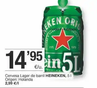 BonpreuEsclat Cervesa Lager De Barril Heineken oferta