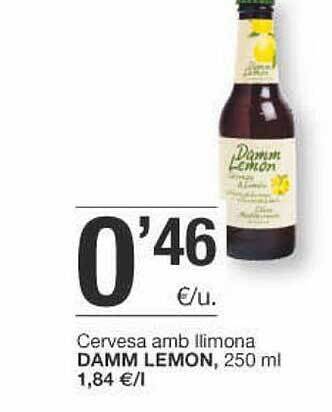 BonpreuEsclat Cervesa Amb Llimona Damm Lemon oferta