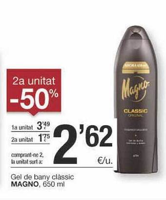 BonpreuEsclat 2a Unitat -50% Gel De Bany Clàssic Magno oferta