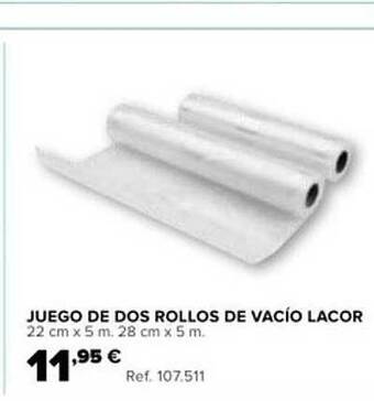 Coferdroza Juego De Dos Rollos De Vacío Lacor oferta