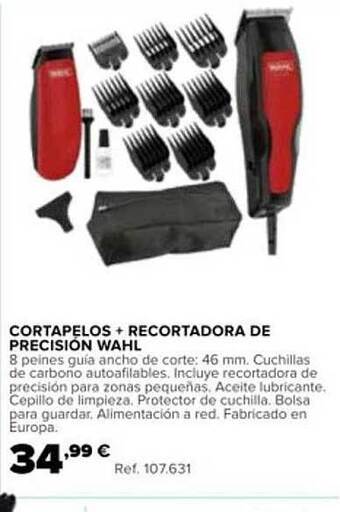 Coferdroza Cortapelos + Recortadora De Precisión Wahl oferta