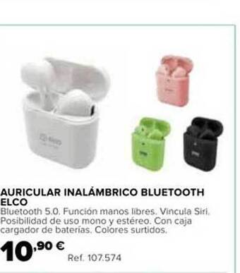 Coferdroza Auricular Inalámbrico Bluetooth Elco oferta