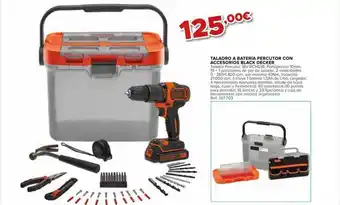 Coferdroza Taladro A Batería Percutor Con Accesorios Black Decker oferta