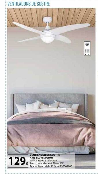 Fes Més Ventilador De Sostre Amb Llum Sulion oferta