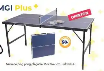 Tiendas MGI Mesa De Ping Pong Plegable 152x76x7 Cm oferta